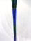 Mid-Century Modern Blue & Green Murano Glass Floor Lamp attributed to Fulvio Bianconi from Venini, 1950s 11