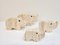 Italian Brutalist Travertine Rhinoceros Sculptures attributed to Fratelli Mannelli, Italy, 1970s, Set of 4 3