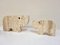 Italian Brutalist Travertine Rhinoceros Sculptures attributed to Fratelli Mannelli, Italy, 1970s, Set of 4, Image 6