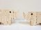 Italian Brutalist Travertine Rhinoceros Sculptures attributed to Fratelli Mannelli, Italy, 1970s, Set of 4 5