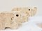 Italian Brutalist Travertine Rhinoceros Sculptures attributed to Fratelli Mannelli, Italy, 1970s, Set of 4, Image 4