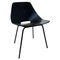 Black Tonneau Chair attributed to Pierre Guariche, 1950s, Image 1