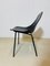 Schwarzer Tonneau Chair, Pierre Guariche zugeschrieben, 1950er 3