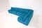 Modulares Mid-Century Modernes Blaues Sofa, Italien, 1960er 6