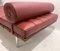 Barcelona Daybed in Burgundy Leather attributed to Ludwig Mies Van Der Rohe for Knoll, 1990s 3