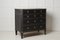 Antique Swedish Black Gustavian Commode in Pine 4