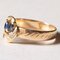 Vintage Topas Ring aus 18 Karat Gold, 1960er 4