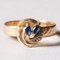 Vintage 18k Gold Topaz Ring, 1960s 1