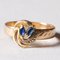 Vintage 18k Gold Topaz Ring, 1960s 2