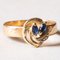Vintage 18k Gold Topaz Ring, 1960s 10