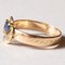 Vintage 18k Gold Topaz Ring, 1960s, Image 5