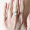 Vintage 14k White Gold Pearl & Diamond Ring, 1960s 8