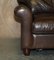 Mortimer Sofabed in Brown Leather by Laura Ashley for Heritage, Image 6