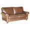 Mortimer Sofabed in Brown Leather by Laura Ashley for Heritage, Image 1