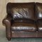 Mortimer Sofabed in Brown Leather by Laura Ashley for Heritage 3