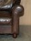 Mortimer Sofabed in Brown Leather by Laura Ashley for Heritage 8