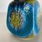Fat Lava Green & Blue Pottery Vase by Jasba Ceramics, Germany, 1970s 10