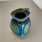 Fat Lava Green & Blue Pottery Vase by Jasba Ceramics, Germany, 1970s 8