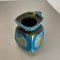 Vase Fat Lava Vert et Bleu en Poterie par Jasba Ceramics, Allemagne, 1970s 8