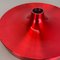 Red Disc Wall Light by Charlotte Perriand attributed to Honsel, German,y 1960s 10