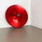 Lámpara de pared Disc en rojo de Charlotte Perriand atribuida a Honsel, alemán, años 60, Imagen 2