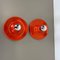 Disc Wall Lights by Charlotte Perriand attributed to Honsel, Germany, 1970s, Set of 2 2