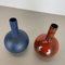 Fat Lava Pottery Vases attributed to Ruscha, Germany, 1960s, Set of 2 18