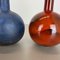 Fat Lava Pottery Vases attributed to Ruscha, Germany, 1960s, Set of 2, Image 11