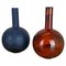 Fat Lava Pottery Vases attributed to Ruscha, Germany, 1960s, Set of 2 1