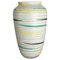 Fat Lava Colorful Pottery Vase attributed to Bay Ceramics, Germany, 1960s 1