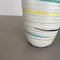 Fat Lava Colorful Pottery Vase attributed to Bay Ceramics, Germany, 1960s 9