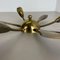 Italian Brass Theatre Wall Ceiling Light by Gio Ponti in the style of Stilnovo, Italy, 1950s 17