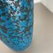 Fat Lava Blue Floor Vase from Scheurich, Germany Wgp, 1970s 16