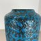 Fat Lava Blue Floor Vase from Scheurich, Germany Wgp, 1970s 15