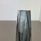 Large Grey Murano Glass Sommerso Vase attributed to Flavio Poli, Italys, 1970s 7