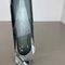 Large Grey Murano Glass Sommerso Vase attributed to Flavio Poli, Italys, 1970s 11