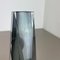 Large Grey Murano Glass Sommerso Vase attributed to Flavio Poli, Italys, 1970s 14