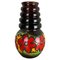 Large Fat Lava Multi-Color Floral Floor Vase attributed to Scheurich, 1970s 1