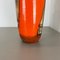 Large Fat Lava Multi-Color Sailing Boats Floor Vase attributed to Scheurich, 1970s 6
