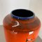 Large Fat Lava Multi-Color Sailing Boats Floor Vase attributed to Scheurich, 1970s 12