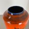 Large Fat Lava Multi-Color Sailing Boats Floor Vase attributed to Scheurich, 1970s 10