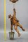 Lampada a sospensione con alpinista in legno intagliato e lanterna, Germania, anni '30, Immagine 19
