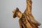 Lámpara colgante alemana con figura de alpinista y farol de madera tallada, años 30, Imagen 10