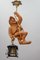 Figural Pendant Light with Carved Mountain Climber Figure and Lantern, Germany, 1970s, Image 8