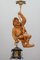 Figural Pendant Light with Carved Mountain Climber Figure and Lantern, Germany, 1970s 10