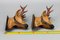 Carved Roe Deer Heads Wall Mounts, Germany, 1930s, Set of 2, Image 19