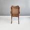 Austrian Armchair with Dark Brown Straw & Wood, 1900s 5