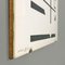 Stampa stilizzata e geometrica moderna in bianco e nero di Home Interior, Italia, anni '80, Immagine 9
