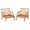 Mid-Century Italian Modern Bamboo Armchairs from Vivai Del Sud, Italy, 1970s, Set of 2 1