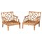 Mid-Century Italian Modern Bamboo Armchairs from Vivai Del Sud, Italy, 1970s, Set of 2, Image 1